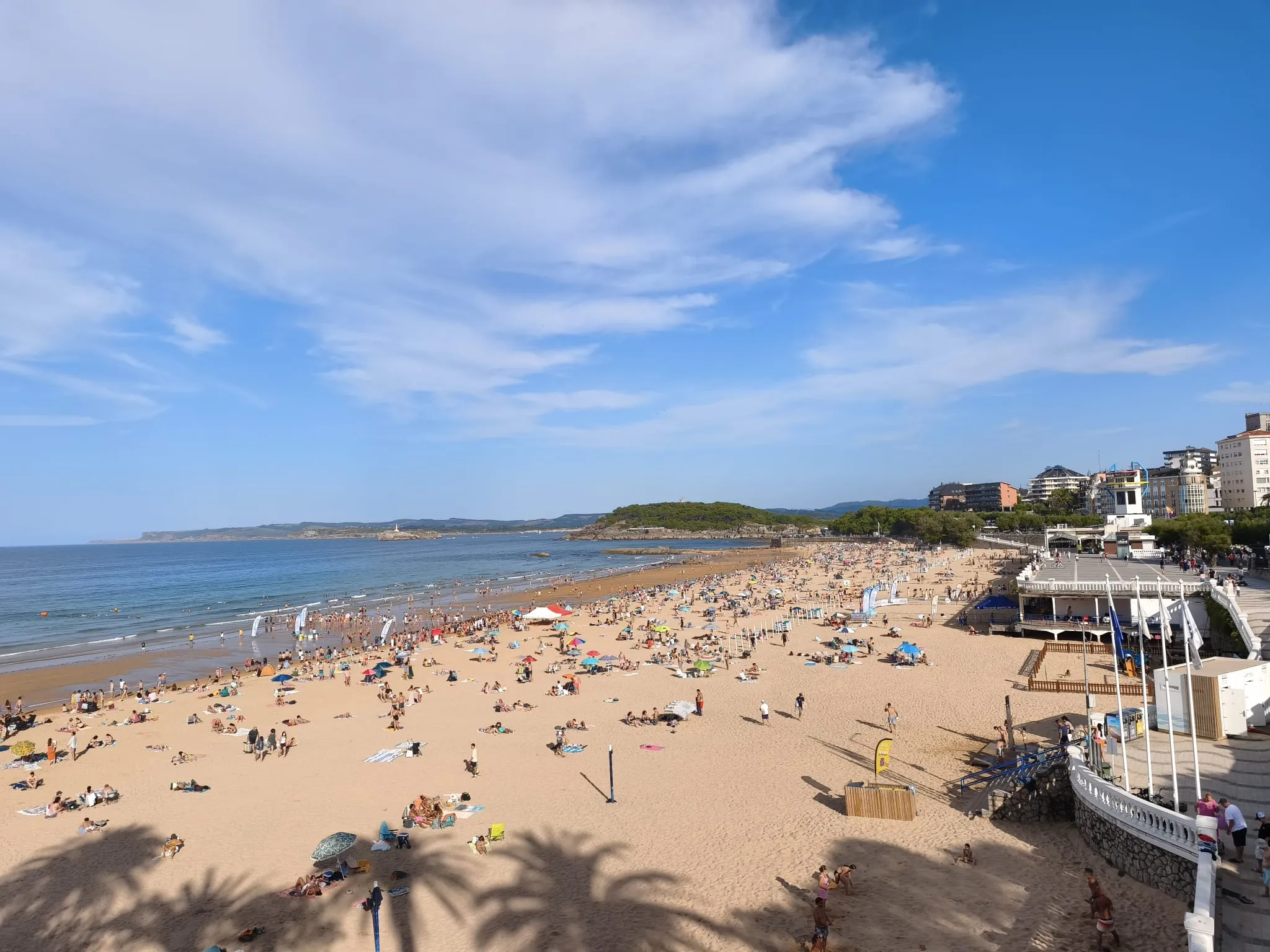 Playa del Sardinero en Santander